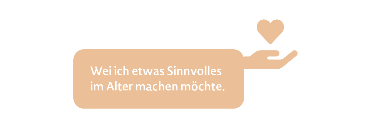 Ein offenes Angebot für alle, die etwas Sinnvolles im Alter tun möchten