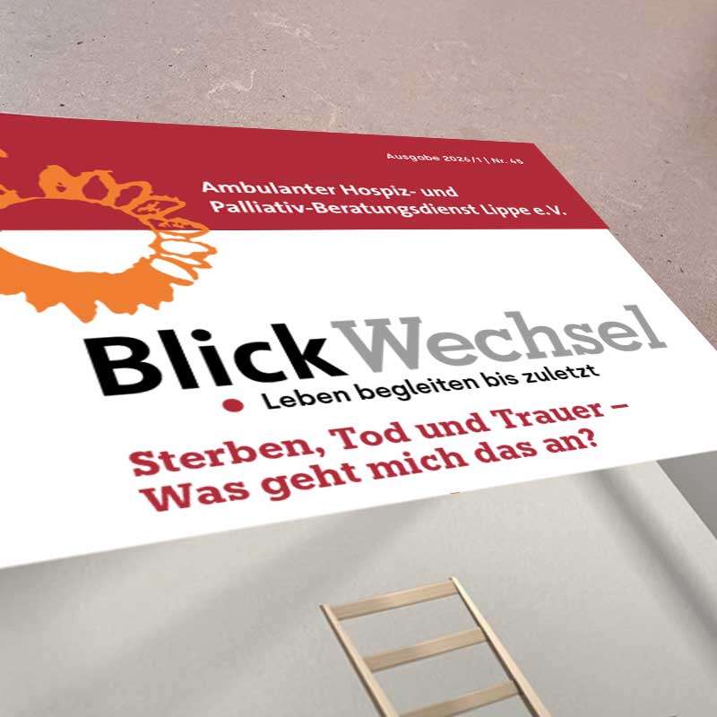 Eine Broschüre mit dem Titel Blickwechsel